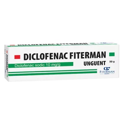 Diclofenac 10 mg/g, unguent, 35 g, Fiterman