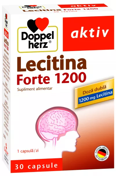 Doppelherz Aktiv Lecitină Forte 1200, 30 capsule