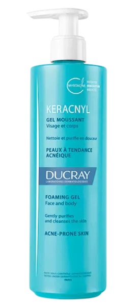 Ducray keracnyl gel curatare anti-acnee 200ml