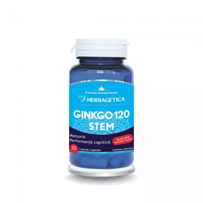 Ginkgo 120 stem, 30 capsule, Herbagetica