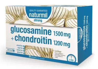 Glucosamine + Condroitin strong 20fiole x 15ml
