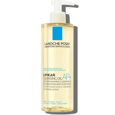 LA ROCHE-POSAY Lipikar Ulei de spălare relipidant AP+, pentru pielea uscată cu tendință atopică, 400ml