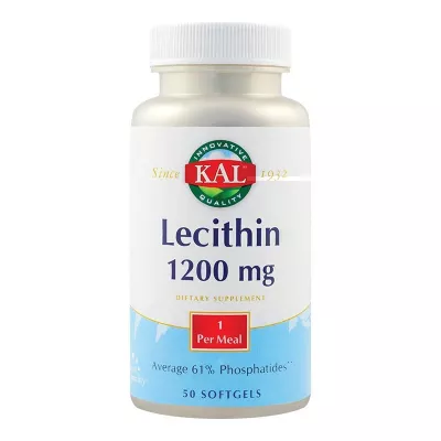 Lecithin 1200mg Kal, 50 comprimate, Secom