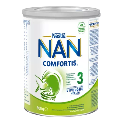 Nestle Nan 3 Comfortis 800g, de la 1 an