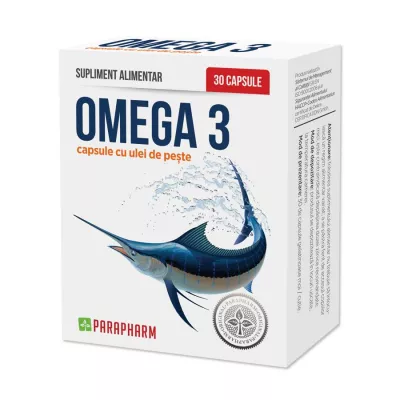 Omega3 capsule cu ulei de peste, 30 capsule