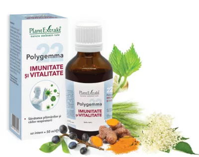 Polygemma 22, Imunitate și Vitalitate, 50ml, PlantExtrakt