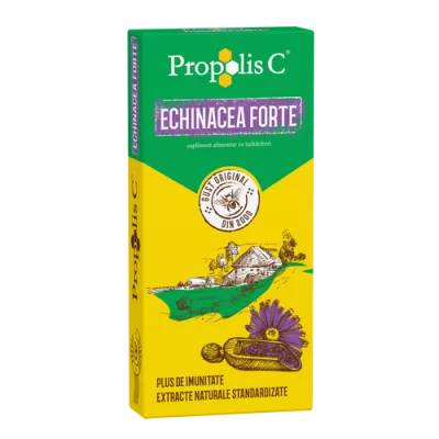 Propolis C cu Echinacea Forte, 30 comprimate, Fiterman