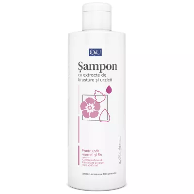 Q4U Șampon cu brusture și urzică, 250 ml, Tis