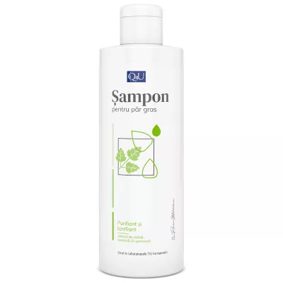 Q4U Șampon pentru păr gras, 200 ml, Tis