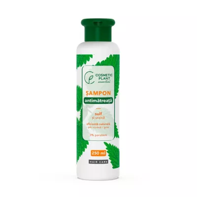 Şampon antimătreaţă cu sulf şi urzică, 250ml, Cosmetic Plant