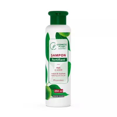 Şampon fortifiant cu nuc şi urzică, 250ml, Cosmetic Plant