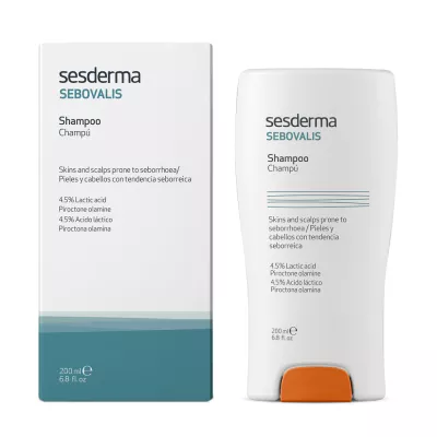 Sebovalis, șampon tratament pentru păr cu tendință seboreică, 200 ml, Sesderma