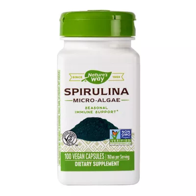 Spirulina Micro-Algae 
100 cap