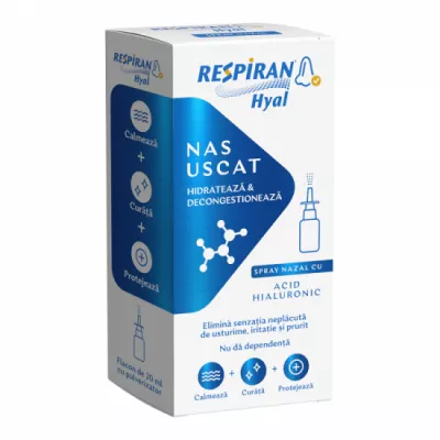 Spray nazal - Respiran Hyal, 20 ml, Look Ahead
