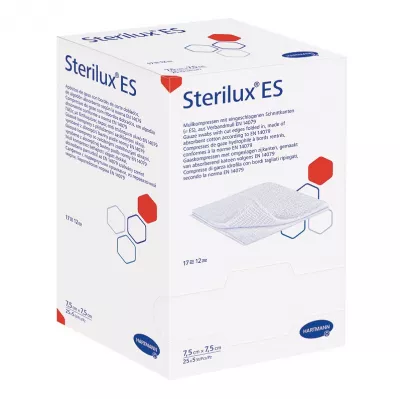 Sterilux ES sterile 7.5cm x 7.5cm, 25 plicuri, Hartmann