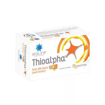 Thioalpha 600mg, 30 comprimate, Helcor