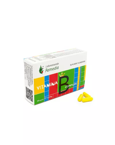 Vitamina B complex, 30 capsiule, Remedia