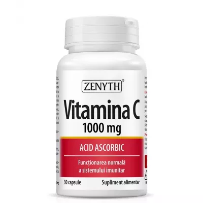 Vitamina C 1000mg, 30 capsule, Zenyth
