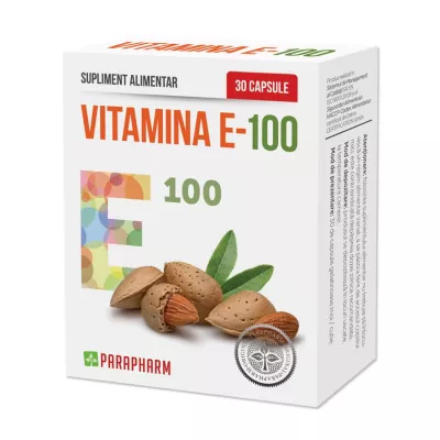 Vitamina e 100mg 30 capsule