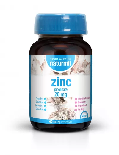 Zinc 20 mg, 60 tablete