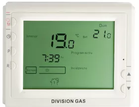 Termostat de ambient Division Gas DGS908, programabil, cu fir