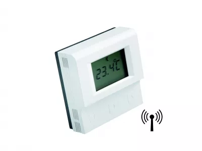 Termostat radio wireless TECEfloor SLQ incalzire/racire RT R-U cu ecran LCD