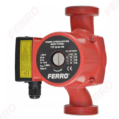 Pompa de circulatie FERRO 32/60-180 cu kit de racordare