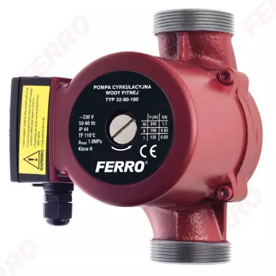 Pompa de circulatie FERRO 32/80-180 cu kit de racordare