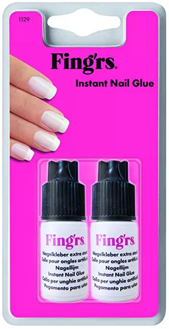 2 x Lipici unghii false si tipsuri, Fing'rs, 3 g, Made in Japan