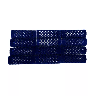 Bigudiuri metalice cu catifea 21x65mm set 12