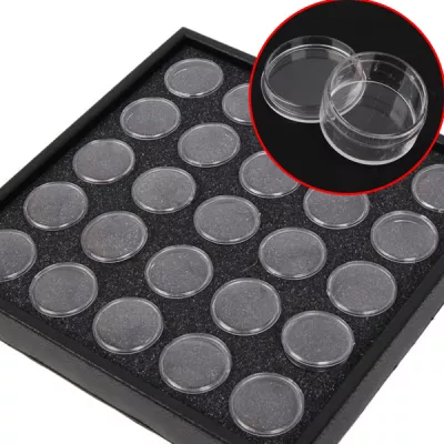 Caseta decor pentru unghii, 25 cutii, P115