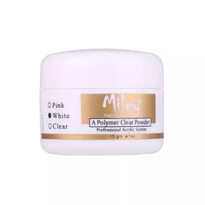 Pudra acrilica Miley, 15 g, White