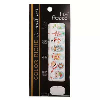 Sticker pentru unghii nail art, Lila Rossa, 14 in 1, nr 6
