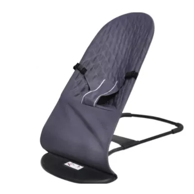 Balansoar pentru bebelusi Karemi, ergonomic cu inclinare reglabila, pliabil, 0-2 ani, gri