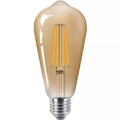 Bec filament fsl clasic, E27, 6.5 W, 650 lm, lumina calda, 2200 k, auriu