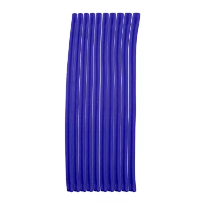 Bigudiuri flexibile, set 10 bucati, albastru