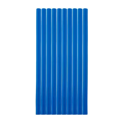 Set bigudiuri flexibile, ondulare par, 10 bucati, albastru