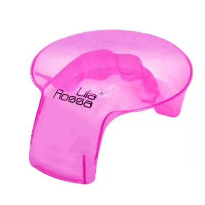 Bol pentru manichiura, Lila Rossa, plastic, roz