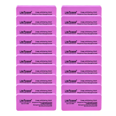 Buffer pentru luciu dreptunghi, roz - set 20
