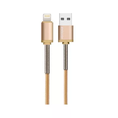 Cablu de date Lightning Explorer Series pentru iPhone si iPad, bej, 1 m