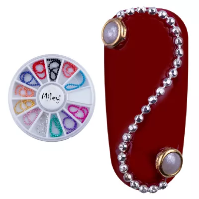 Carusel, lantisor pentru unghii, multicolor