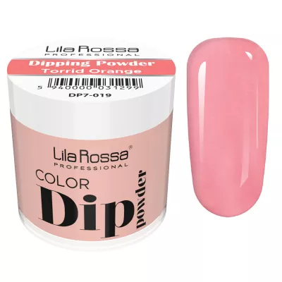 Dipping powder color, Lila Rossa, 7 g, 019 torrid orange