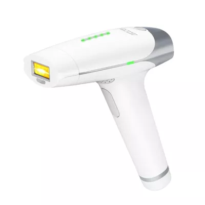 Epilator IPL Lescolton cu maner, epilare definitiva, 300.000 pulsatii epilare + 100.000 pulsatii rejuvenare piele, 5 trepte de putere, alb