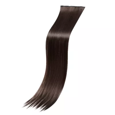 Extensie clip-on cu 3 clipsuri, saten, 60 cm