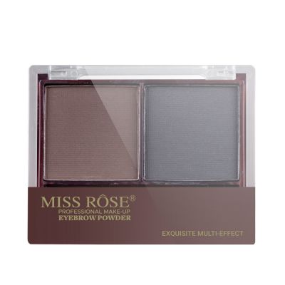 Fard de sprancene, Miss Rose Eyebrow Powder 04, cu aplicator
