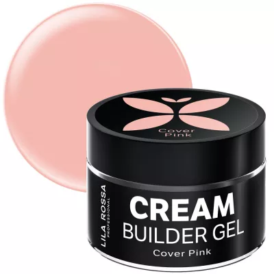 Gel de constructie, Lila Rossa, Cream Builder Gel, Cover Pink, 50 g