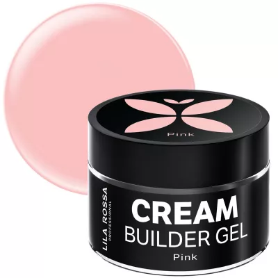 Gel de constructie, Lila Rossa, Cream Builder Gel, Pink, 50 g