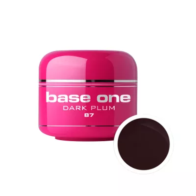 Gel UV color Base One, dark plum 87, 5 g