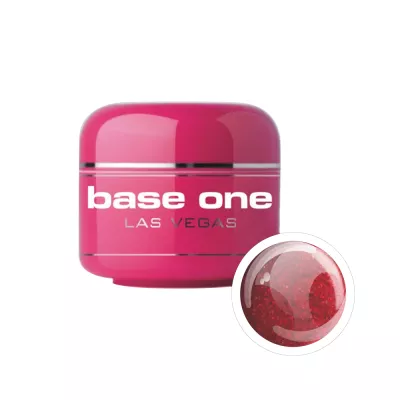 Gel UV color Base One, Las Vegas, red plaza 10, 5 g