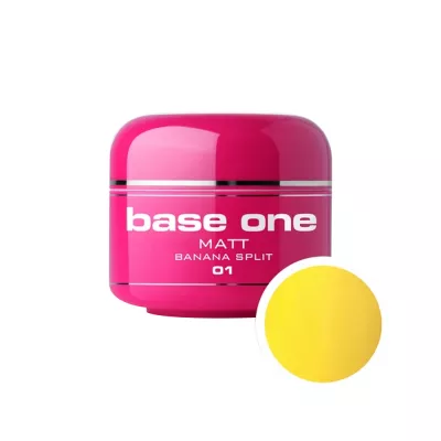Gel UV color Base One, Matt, banana split 01, 5 g